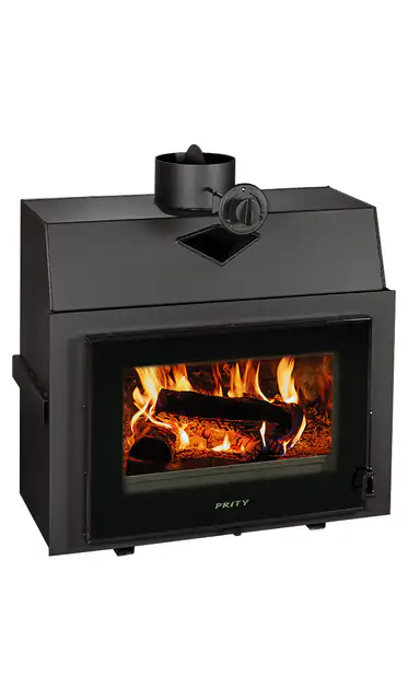 Semineu Focar Pe Lemne Incastrabil Ptv 13kw