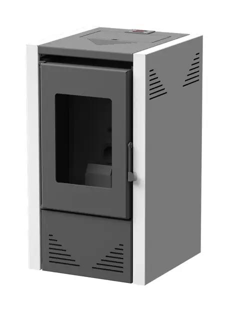 Semineu Pe Peleti Mareli Jade Cu Aer Cald De 5kw