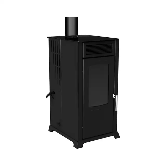 Soba Pe Lemne Si Peleti Cu Plita Eco Fan 8kw