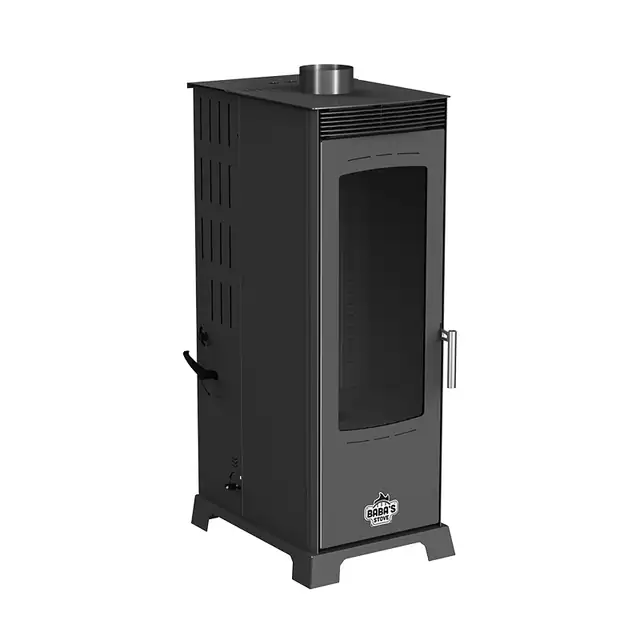 Soba Pe Lemne Si Peleti Cu Plita Flame Fan 12kw
