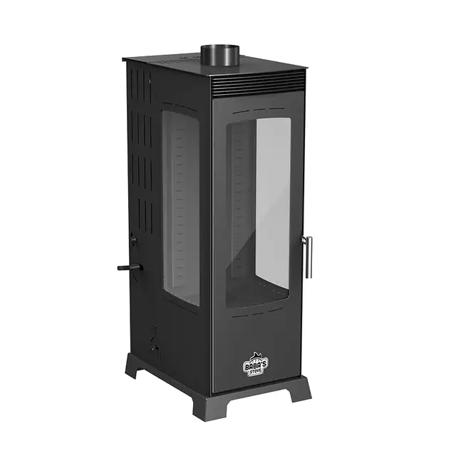 Soba Pe Lemne Si Peleti Cu Plita Flame Fan Plus 12kw