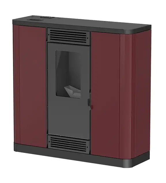 Soba Pe Peleti Mareli Aurora De 11 Kw Cu Doua Ventilatoare