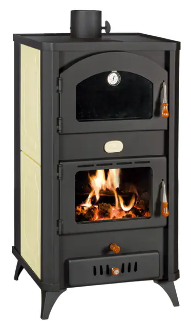 Termosemineu Pe Lemne Cu Cuptor Si Plata De Gatit Model Fg W 23kw