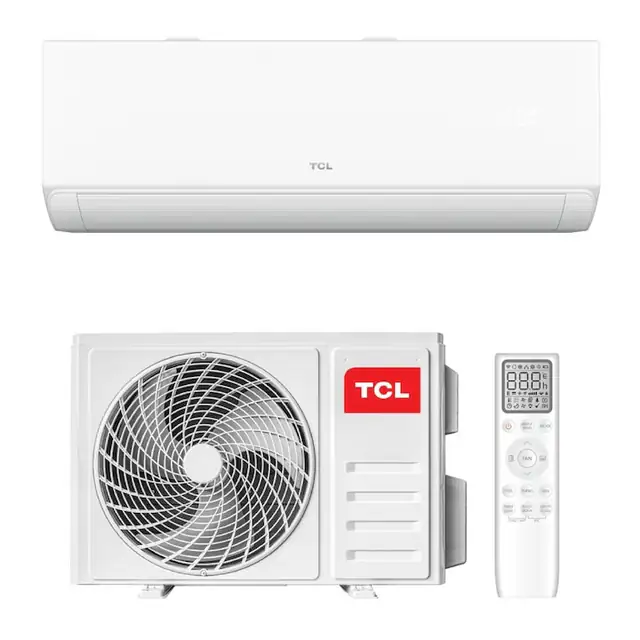 Aparat de aer conditionat TCL BreezeIN 9000 BTU, A++, AI Energy Saving, Purificare avansata cu Ioni Bipolari si lumina UVC, Gentle Breeze, WiFi, Optimizat pentru Incalzire, Mod Hotel, cu kit de instalare