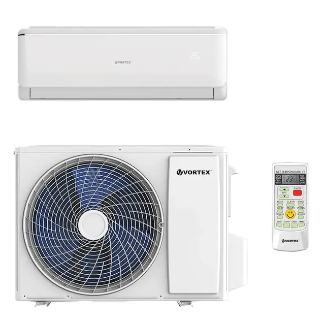 Aer conditionat VORTEX VAI2425FFW, 24000 BTU, A++/A+, Wi-Fi, Functie incalzire, Dezumidificare, iFeel, Inverter, kit instalare inclus, alb