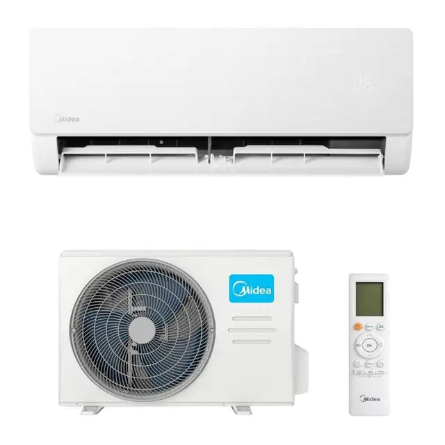 Aparat de aer conditionat Midea Solunar Lite MGPXV-12RD0-MGPXV-12RD0 Inverter 12000 BTU, Wi-Fi, AI EcoMaster, mod silentios, 56°C-Clean, Prime Guard