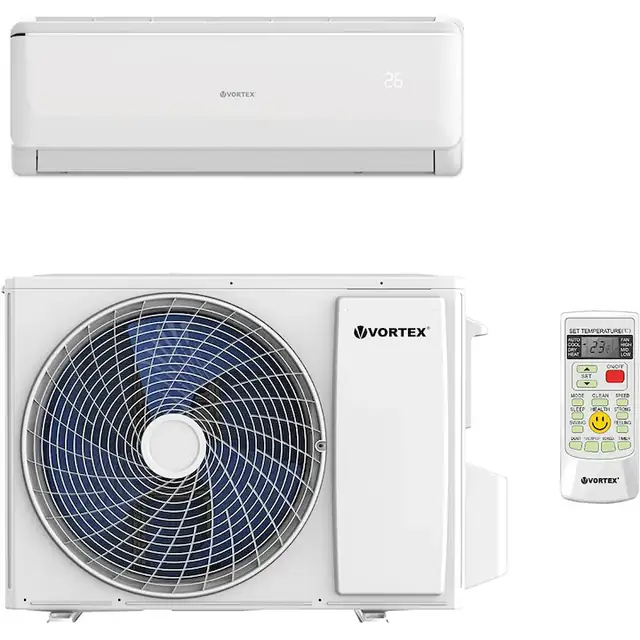 Aer conditionat VORTEX VAI1223FFWR, 12000 BTU, A++/A+, Wi-Fi Ready, Inverter, Functie incalzire, Dezumidificare, iFeel, kit instalare inclus, alb