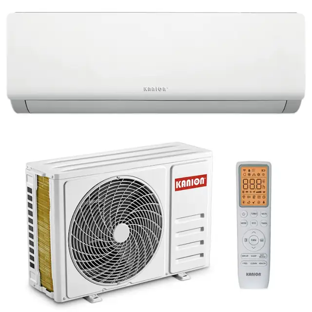 Aparat de aer conditionat Kanion Premium 2026, 9000 BTU, Clasa A++/A+, Wi-Fi, Inverter, Golden Fin, 4D