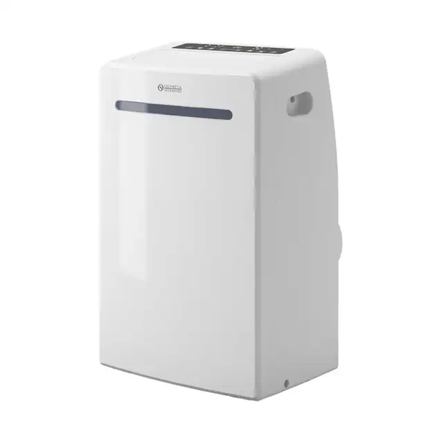 Aparat de aer conditionat portabil 3in1 Olimpia Splendid, Dolceclima Aira 14 A NW, 14000 BTU, potrivit pentru incaperi de pana la 110 m³, racire/dezumidificare/ventilatie, capacitate dezumidificare 3.3 l/h. 3 trepte viteza, mod Eco, autodiagnoza, alb