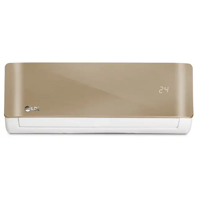 Aer conditionat LDK Deluxe Gold 16.3, Clasa A++, Putere 4.77 kW, Inverter, Putere maxima 16.300 BTU, Ionizare, Filtru HEPA, Wifi inclus, Auriu