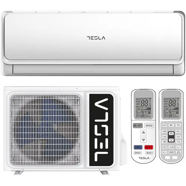 Aparat de aer conditionat Tesla Select 12000 BTU WI-FI, Clasa A++, Kit instalare 3m, Filtru lavabil, functie I Feel, TA36FFLL, Alb