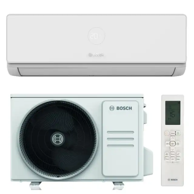 Aparat de aer conditionat Bosch Climate 4000i, 12000 BTU, CL4000iU W 35 E - CL4000i 35 E, A++/A++, WI-FI Ready, Ionizare, Follow me, Wind avoid me, Auto-diagnoza
