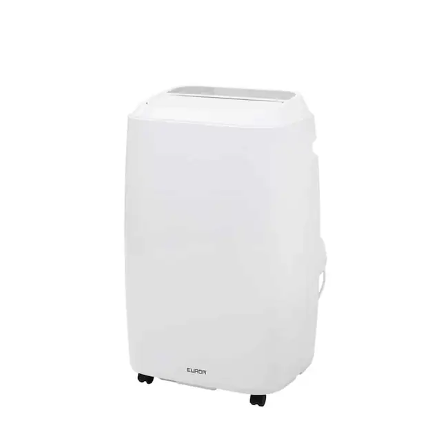 Aparat de aer conditionat portabil Eurom, Coolsilent 90 Wifi, clasa A, consum redus, 9000 BTU, control prin aplicatie, debit de aer 380 m³/h, 3 trepte putere, mod silentios, timer 24 h, functie dezumidificare 1.1 l/h, kit inclus, alb