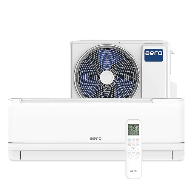 Aer Conditionat AERO Elite ACS-12EW Wi-Fi Ready, R32, Inverter, 12000 BTU/h, clasa A+++, I Feel, Cold Plasma, 4D Airflow, Autodiagnoza, Autocuratare, AutoRestart, Turbo, Filtru Antibacterian, CarbonActiv, PM2.5, afisaj LED