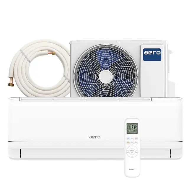 Aer Conditionat AERO Elite ACS-24EW Wi-Fi Ready, R32, Kit de instalare inclus, Inverter, 24000 BTU/h, clasa A+++, I Feel, Cold Plasma, 4D Airflow, Autodiagnoza, Autocuratare, AutoRestart, Turbo, Filtru Antibacterian, CarbonActiv, PM2.5, afisaj LED