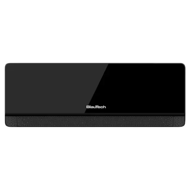Aparat aer conditionat inverter split, 12000 BTU, A+++, negru, WiFi, cu micropori, racire-incalzire, dezumidificare, lumina UVC, silentios, design elegant, BlauTech Premium Plus