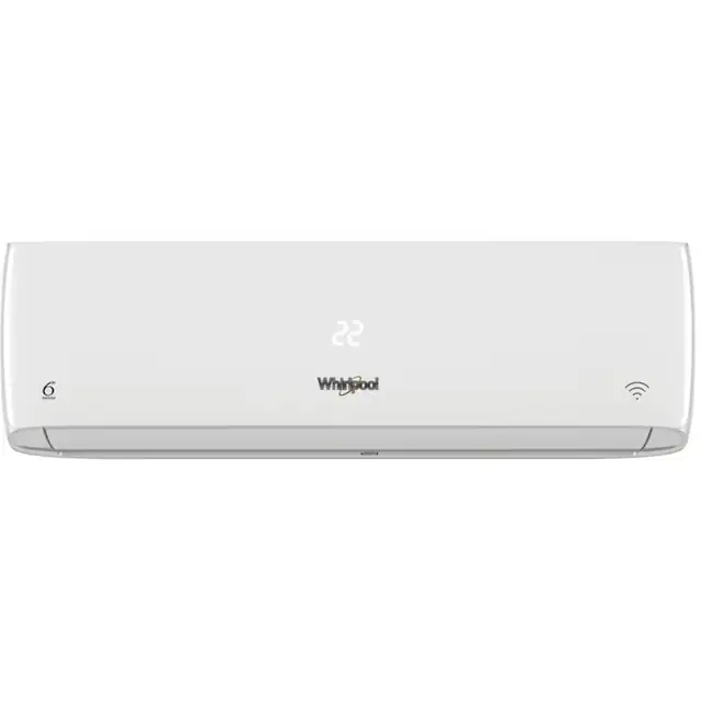 Aparat de aer conditionat Whirpool SPICR312WF, 12000 BTU, Inverter, Wifi, Functie Jet, Mod noapte, Control Vocal, Clasa A++