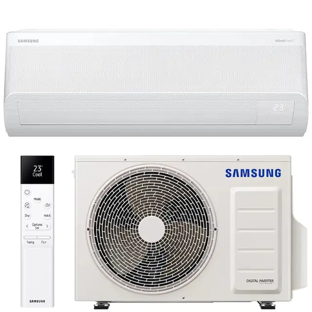 Aer conditionat Samsung WindFree Comfort S2, 18000 BTU, A++/A+, Racire WindFree, Filtru Tricare, Wi-Fi, SmartThings Energy, AI Auto Comfort, Alb