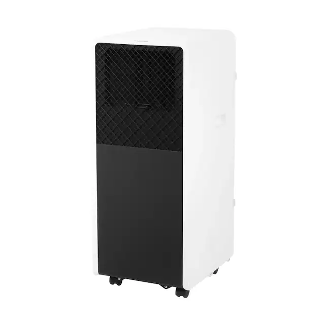 Aparat de aer conditionat portabil Eurom, PAC 12.3 Compact, clasa A, 12.000 BTU, debit de aer 300 m³/h, 2 viteze, timer 24 h, functie dezumidificare 1.2 l/h, debit de aer 380 m³/h, telecomanda si kit de instalare inclus, alb