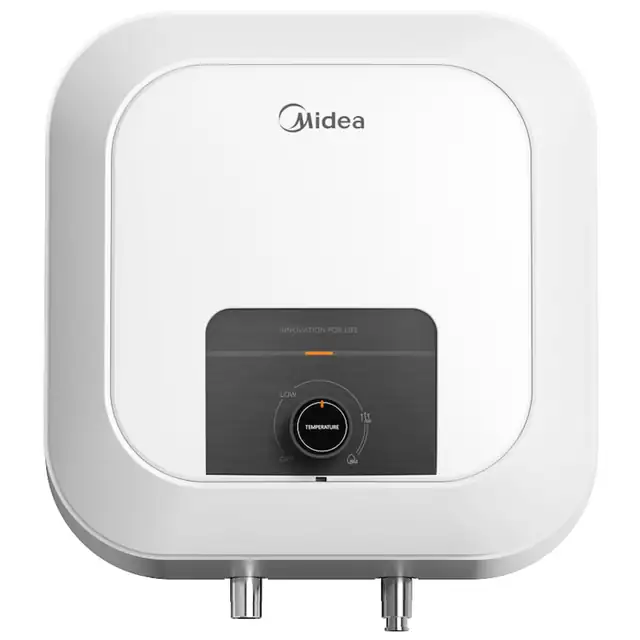 Boiler electric Midea D15-20VD1(O), model compact, volum 15L, control mecanic, montaj deasupra chiuvetei