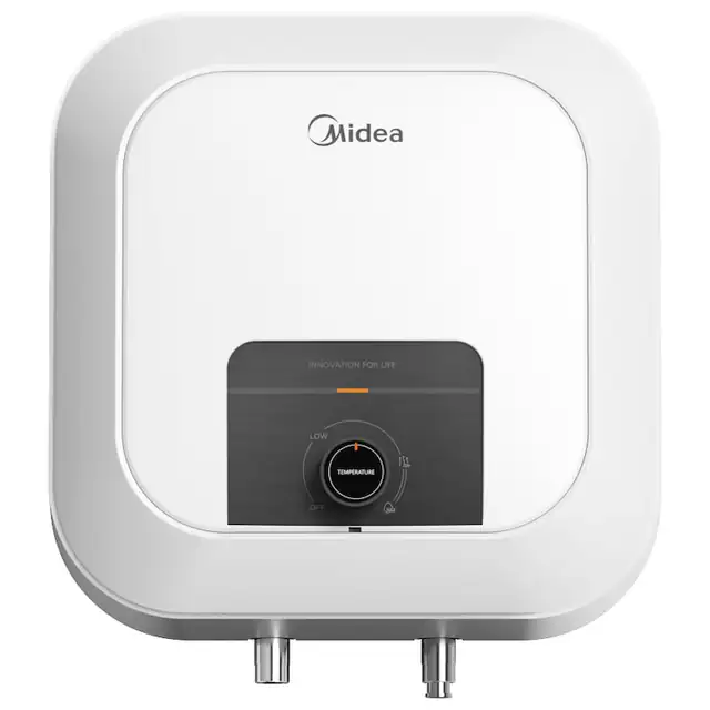 Boiler electric Midea D30-25VD1(O), model compact, volum 30L, control mecanic, montaj deasupra chiuvetei