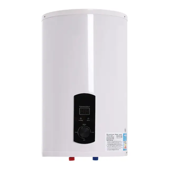 Boiler electric 30 L, putere 2000 W, alb, montare pe perete