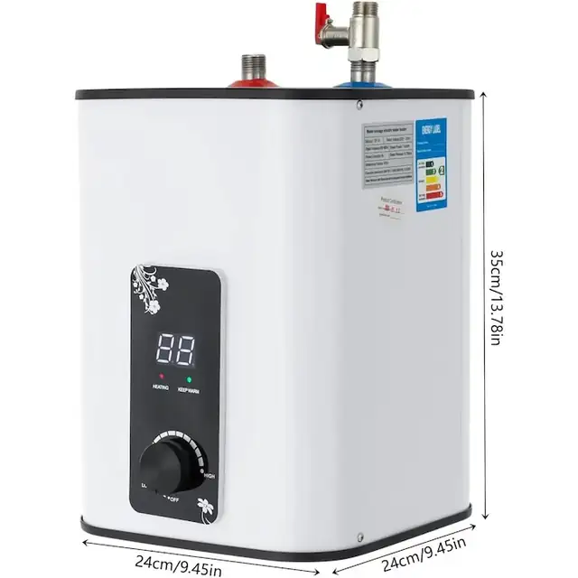 Boiler, 1500W, functie Thermostop, alb, dimensiuni compacte