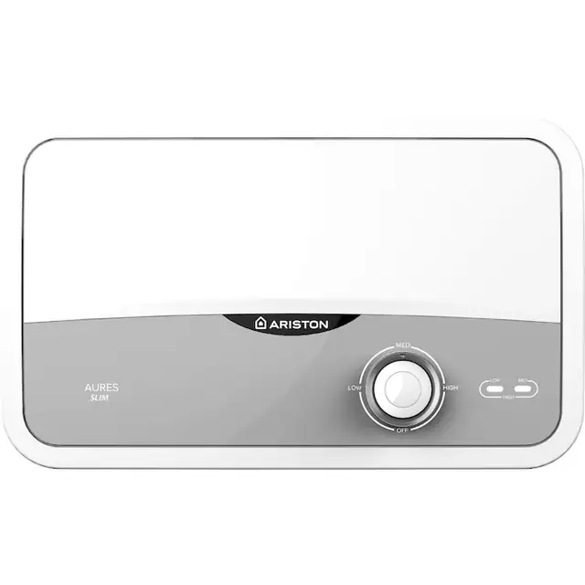 Boiler Ariston Aures Slim 4 debit, element de incalzire 4kW, Alb