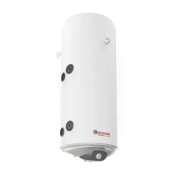 Boiler cu serpentina Eldom Green Line , capacitate 120 l, 3 kW, serpentina jos, New Design