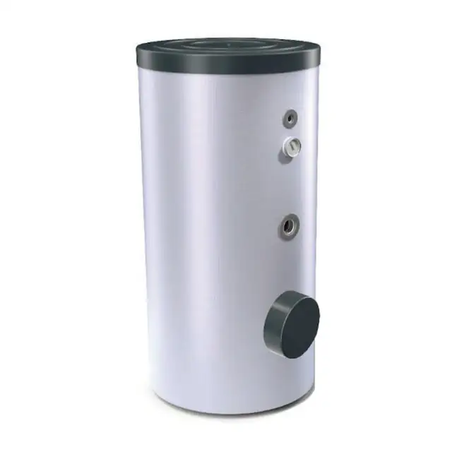 Boiler bivalent Tesy cu 2 serpentine, de pardoseala, spuma poliuretanica dura, 200 litri