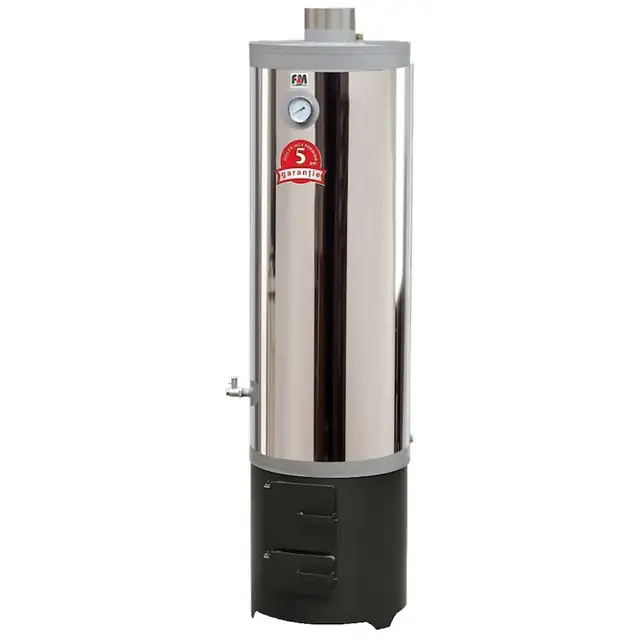 Boiler pe lemne 120 L Inox