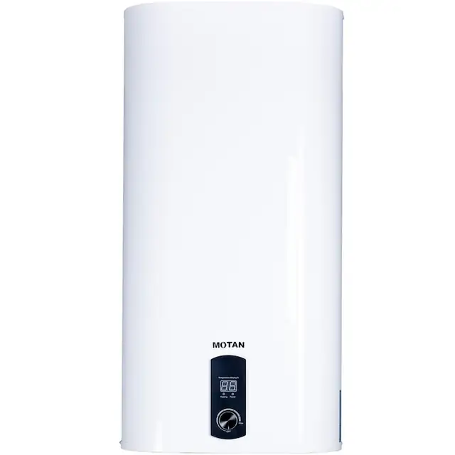 Boiler electric Motan BE80L2KW-S, Slim, 2000W, 72 l, ecran LCD, montare verticala/orizontala, protectie supratemperatura/suprapresiune, Clasa energetica B