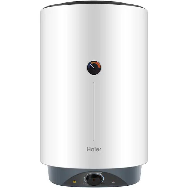 Boiler electric Haier ES30V-VH1(EU), 30 litri, 1500W, 8 bar, IPX4, montare verticala/orizontala, Cilindric, Otel inox emailat, Clasa energetica B