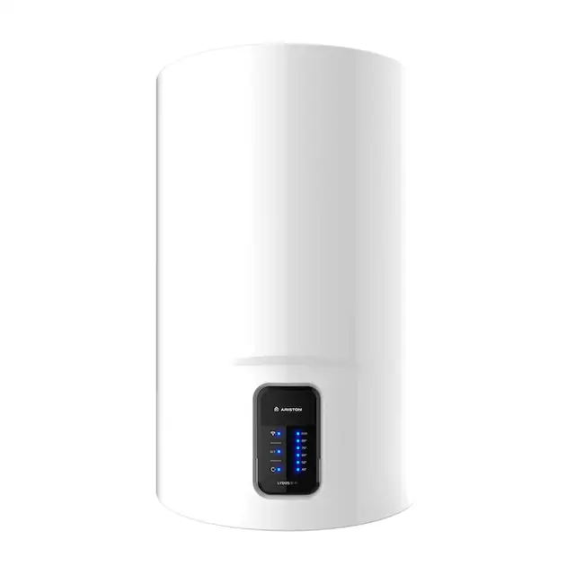 Boiler electric Ariston Lydos Wi-Fi 100L, 1800 W, conectivitate internet, rezervor emailat cu Titan