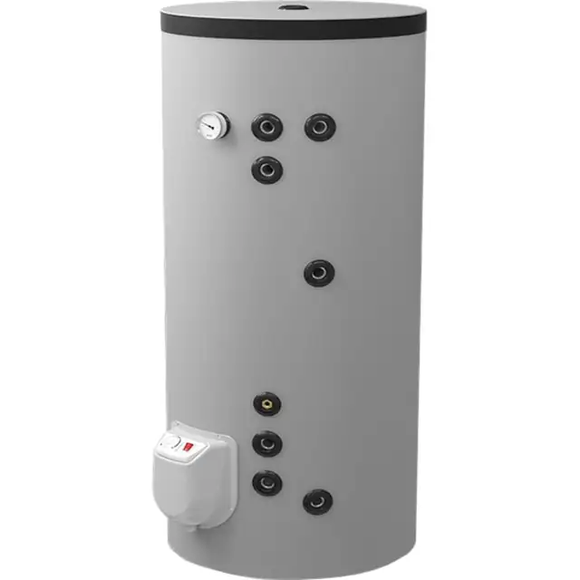 Boiler termoelectric cu doua serpentine Eldom FV20060S21, 3000 W, 200 l, montaj pe sol, 0.8 Mpa