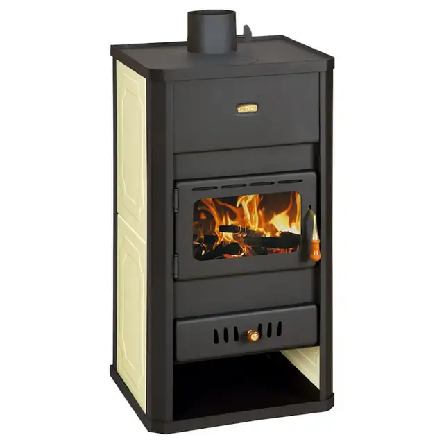 Termosemineu, incalzire centrala, PRITY, S3W13,13+5 kW, laterale crem