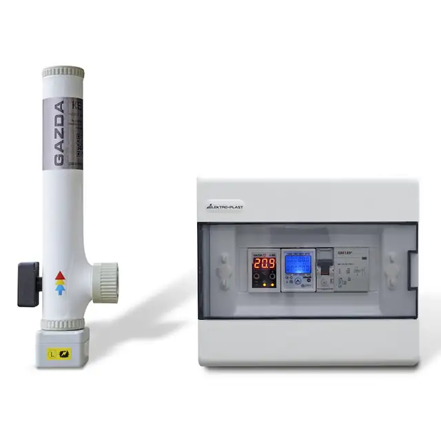 Cazan ionic monofazat GAZDA KE 1-8 kW cu cutie de control
