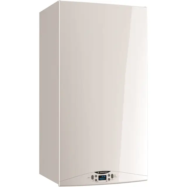 Centrala murala in condensare Ariston HS PREMIUM 30 EU2, 30 kw, gaz natural, conversie GPL, amortizor de zgomot, afisaj LCD