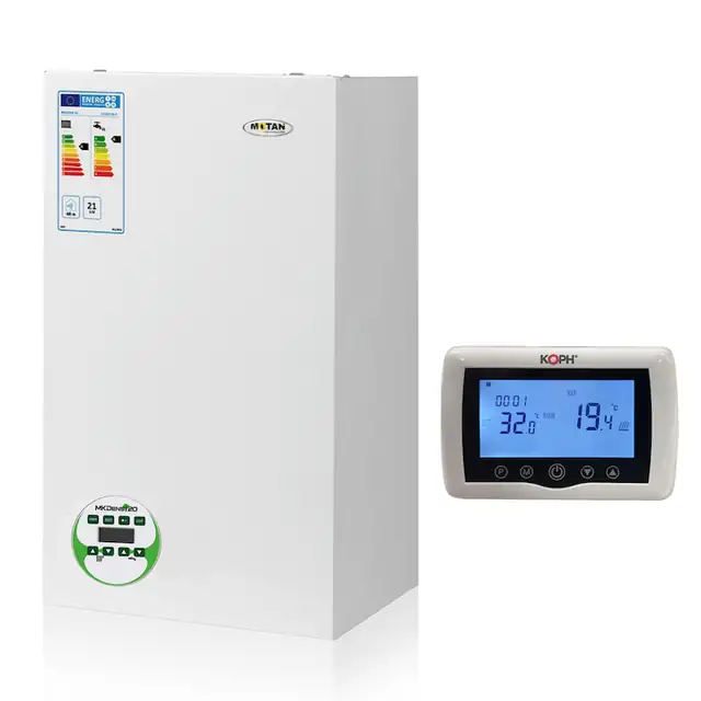Pachet centrala termica pe gaz in condensare, Motan Mkdens C38GC20-P, murala, afisaj LCD, protectie inghet, IP40, schimbator caldura inox, kit evacuare inclus + Termostat inteligent KOPH CT99 fara fir, cu WiFi