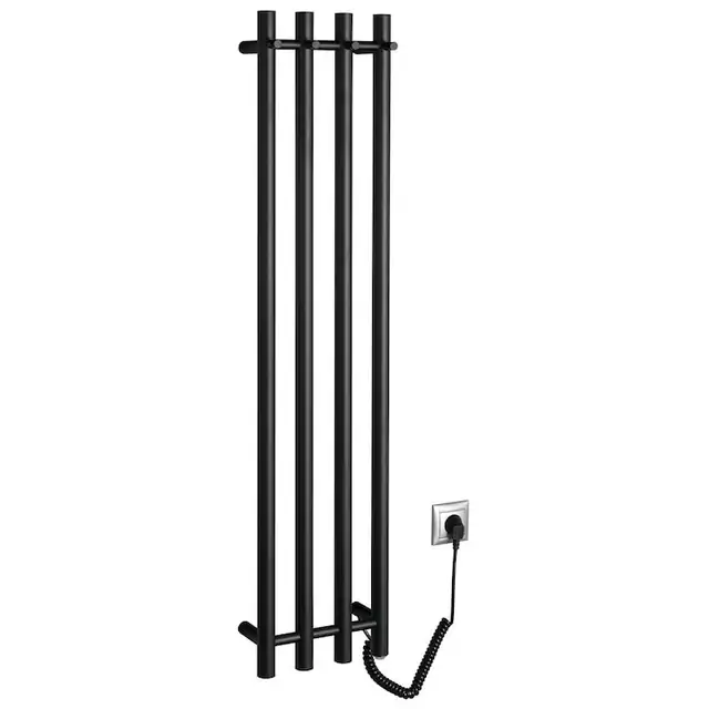 Centrala termica Sapho PAPINADO, electrica, 263x1200mm, 85W, negru mat
