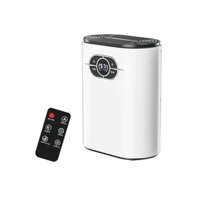 Dezumidificator, 600ml/zi, cu telecomanda, versiune EU, priza EU