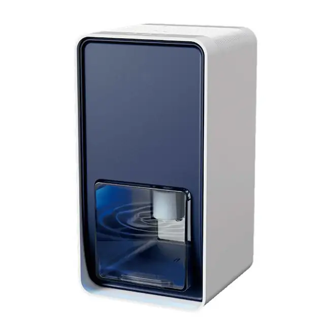 Dezumidificator pentru casa, Rezervor 1200ml, Doua moduri de lucru si lumini LED colorate, cu Functie de Uscare si Purificare a Aerului, pentru dormitor, subsol, baie, bucatarie, birou, Alb
