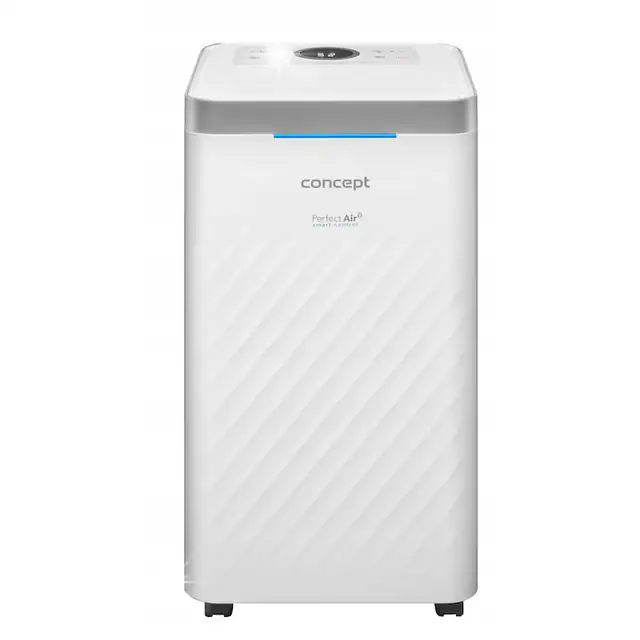 Dezumidificator si purificator Concept OV2012, 12L/24h, 2.2L rezervor, alb, 250x460x250mm