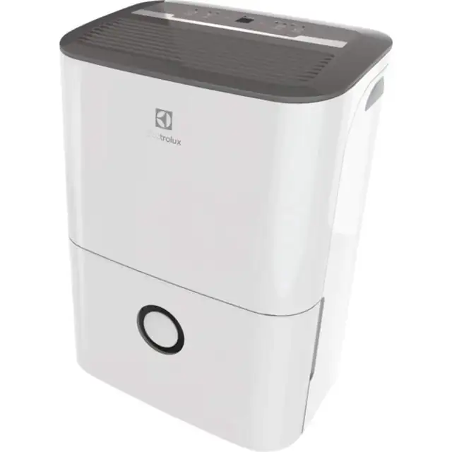 Dezumidificator Electrolux EXD20DN4W, 20 l/24h, 440 W, Rezervor 3 L, Filtru de praf, Agent refrigerare R290, Recomandat pentru incaperi pana la 52 m2, Alb