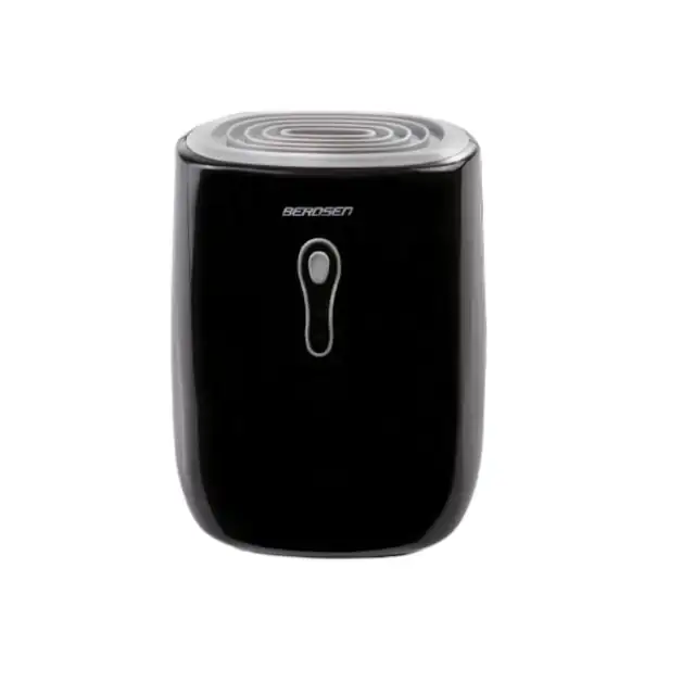 Dezumidificator, capacitate rezervor 500 ml, mod Peltier termoelectric, detector de nivel al apei, functionare silentioasa, negru si gri
