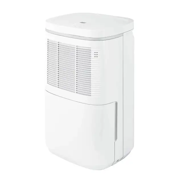 Dezumidificator Timeless Tools, afisaj digital, rezervor 2.2 L, 10 L/24 h, timer, pentru uz casnic, 28 x 24 x 48 cm, Alb