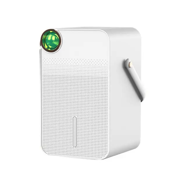Dezumidificator, portabil mic, functionare silentioasa, control inteligent al umiditatii, capacitate rezervor apa 1L, auto-stop apa plina, potrivit pentru dormitor, camera de zi, alb, 253X172X176MM
