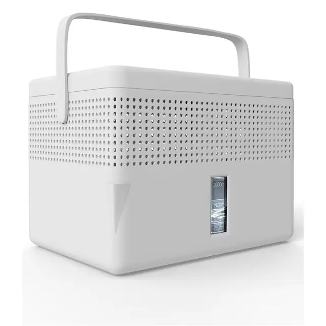 Dezumidificator De Camera Alb Bonaura® Airone Max Fara Electricitate Pana la 33 M², Ventilatie 360°, Cu Gura de Scurgere Si Granule de Dezumidificare de 980 G, Protectie Impotriva Mucegaiului Si Mirosurilor