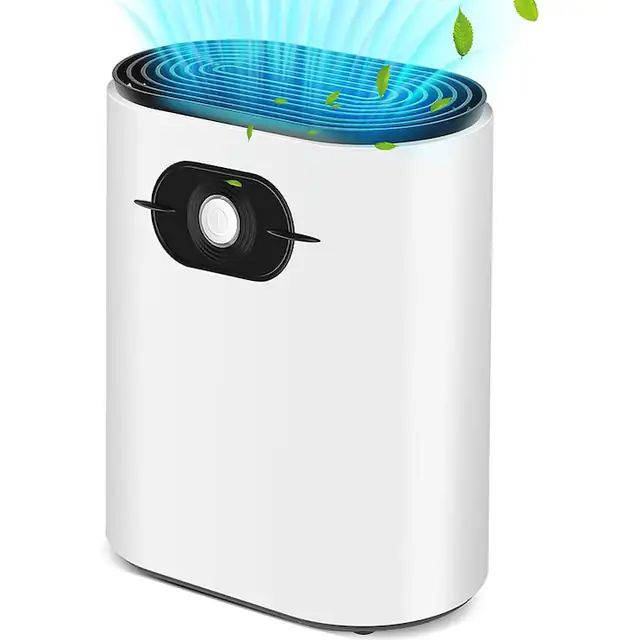 Dezumidificator Enforose, portabil, functionare automata, capacitate 1200ml, ultra silentios sub 45dB, drenaj continuu
