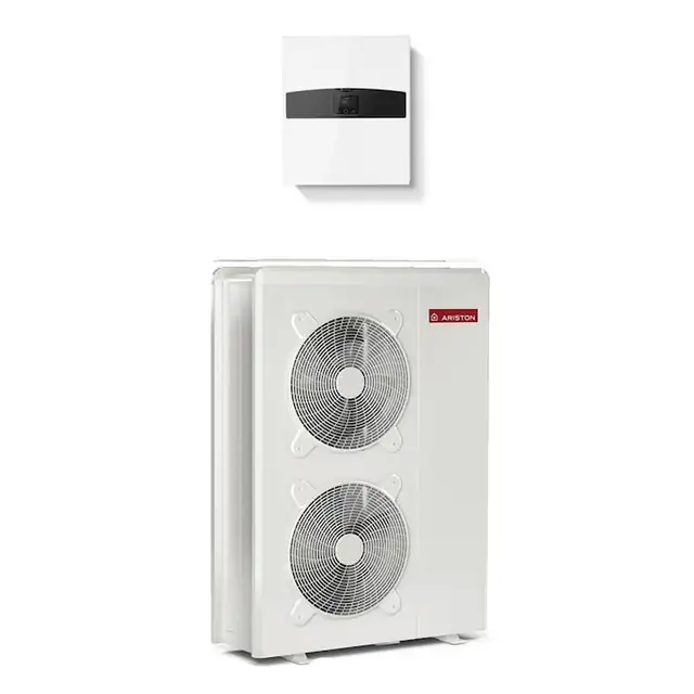 Pompa de caldura conectata aer/apa monobloc Nimbus Plus M cu incalzire electrica Ariston 12 kW trifazata